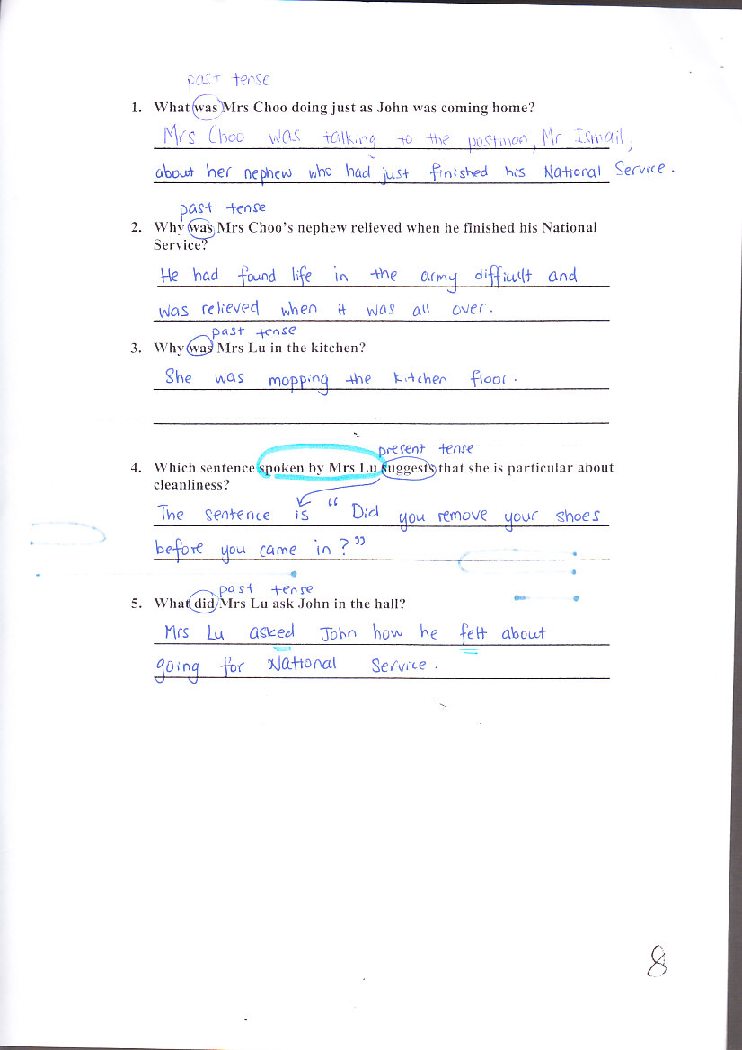 RIVBE4: 18 Aug eLearning: English Unit 8 and 9 Supplementary Worksheets