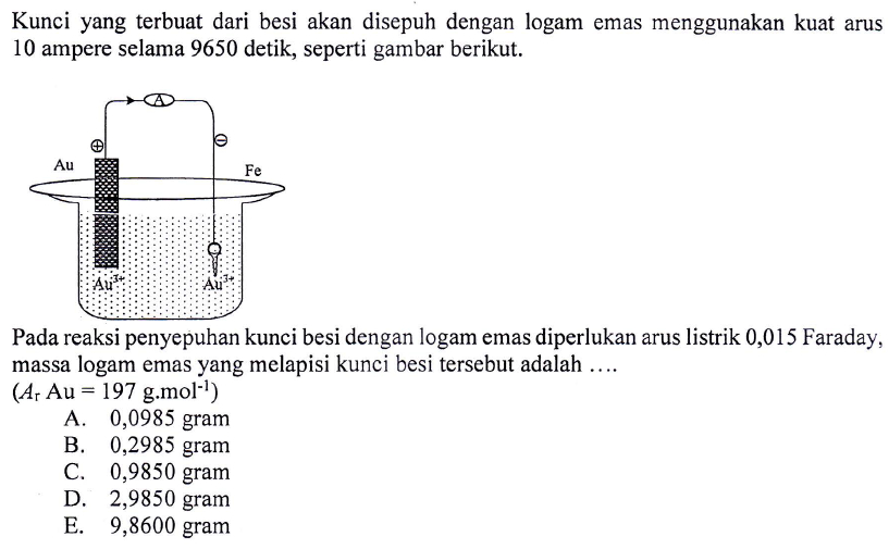 Bedah Kisi Kisi Un Kimia 2019 Bagian Kimia Fisika Urip Dot Info