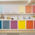 Trang trí phòng bếp lung linh với nhiều sắc màu rực rỡ