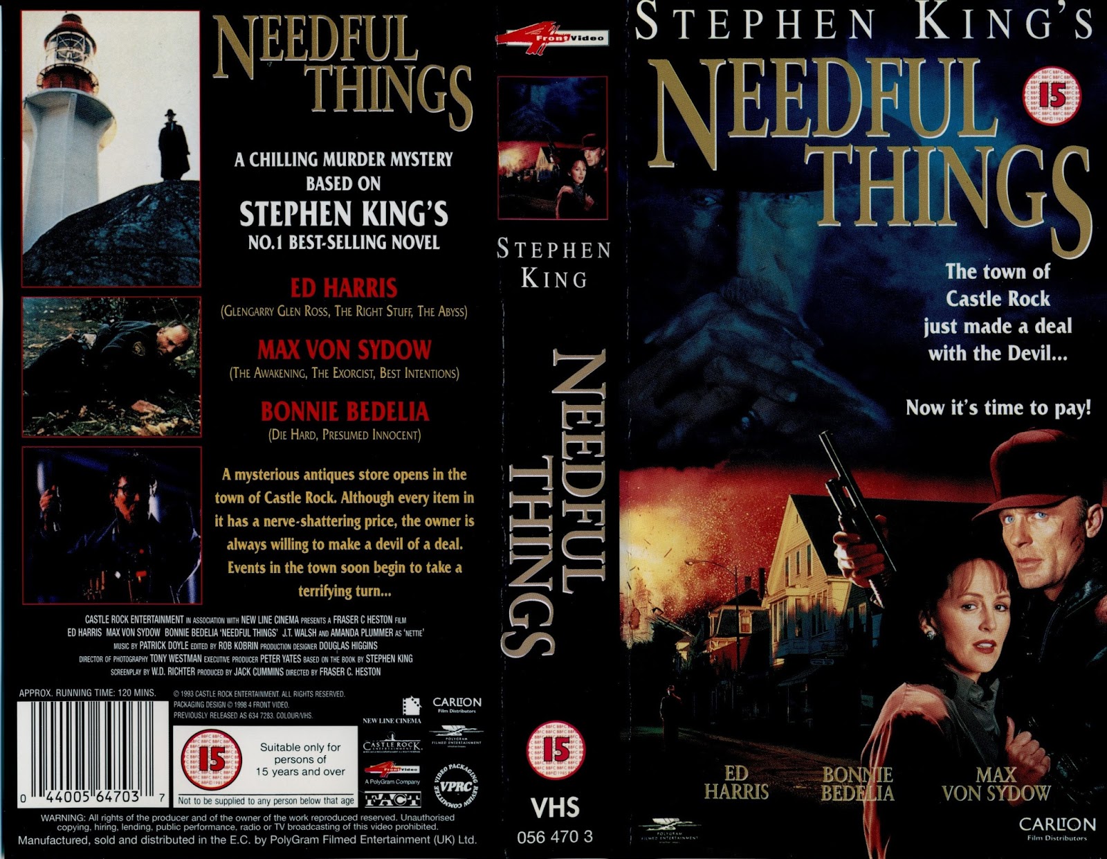 DVD and VHS Covers Stephen King