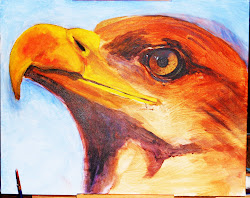 eagle painting acrylic bald eagles progress