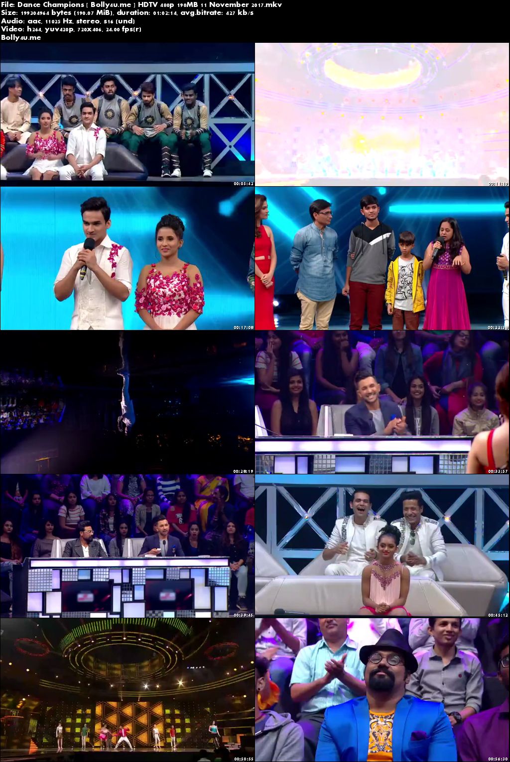 Dance Champions HDTV 480p 200MB 11 November 2017 Download