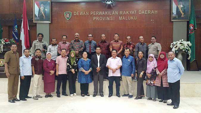Kunjungan DPRD Jambi badan anggaran dan badan musyawarah ke DPRD Maluku.