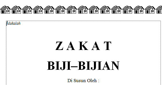 Makalah Zakat Biji Bijian Portal Edukasi