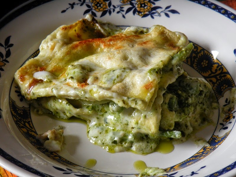 Voglia di... Lasagne al pesto con patate e fagiolini
