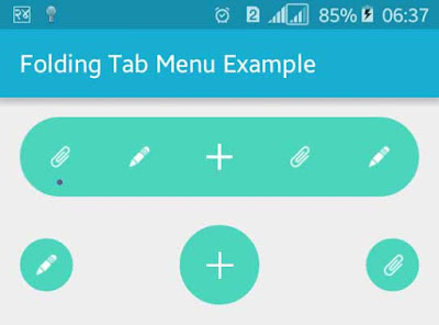 Android Example: How to Implement Tap Bar (Material) Menu in Android