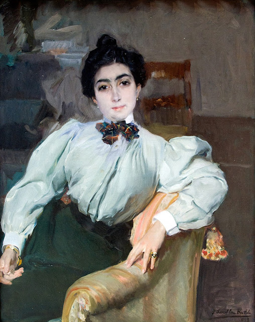 Isabel Herraud de Fernández Corella, Retrato de Isabel  Herraud de Fernández, Joaquín Sorolla Bastida, Joaquín Sorolla Bastida, Retratos de Joaquín Sorolla, Joaquín Sorolla, Pintor español, Retratista español, Pintores Valencianos, Isabel  Herraud de Fernández