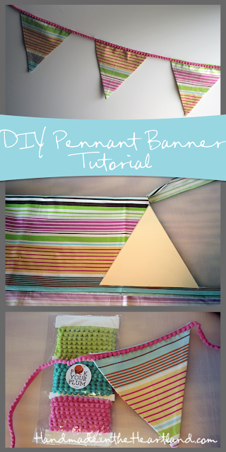 DIY Easy Sew Pennant Banner