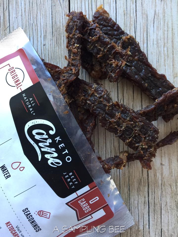 A Sampling Bee Keto Carne Original Beef Jerky Review