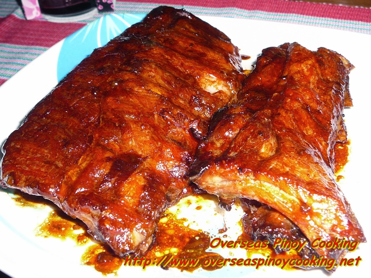 Overseas Pinoy Cooking Baby Back Ribs, Pinoy Style