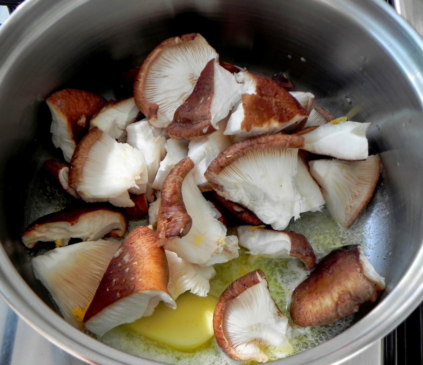 Shitake na Manteiga Menu Criativo Receitas