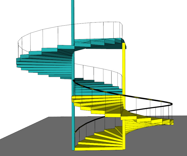 Sketchup for Interior Design Stairs in SketchUp