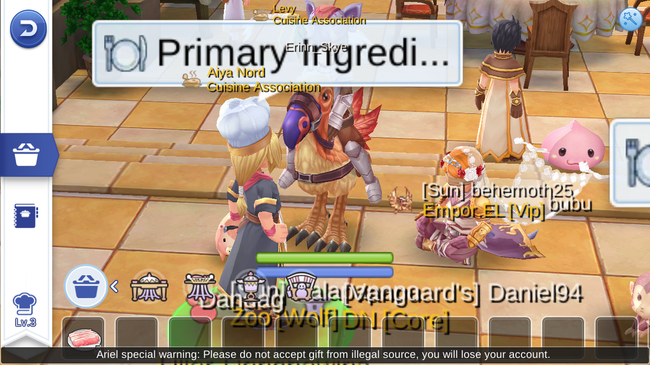 Ragnarok Mobile Cooking
