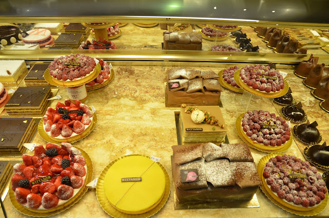 Assorted tarts and cakes