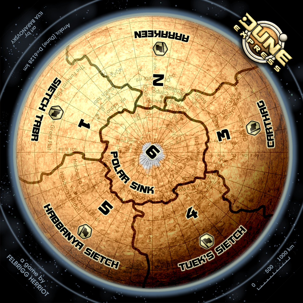 Nerdovore: Maps of Dune Nerdovore: Maps of Dune