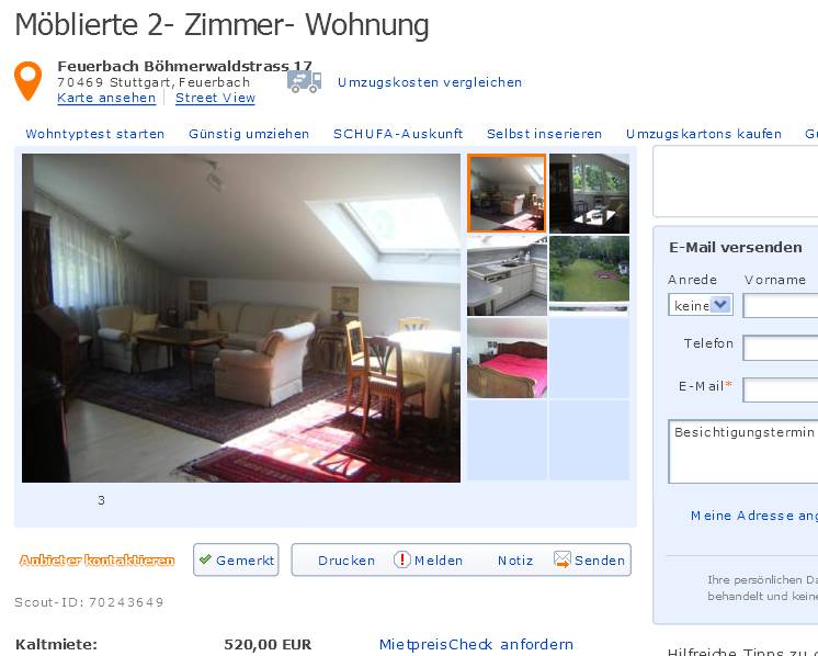 Wohnung Feuerbach Wohnung Feuerbach