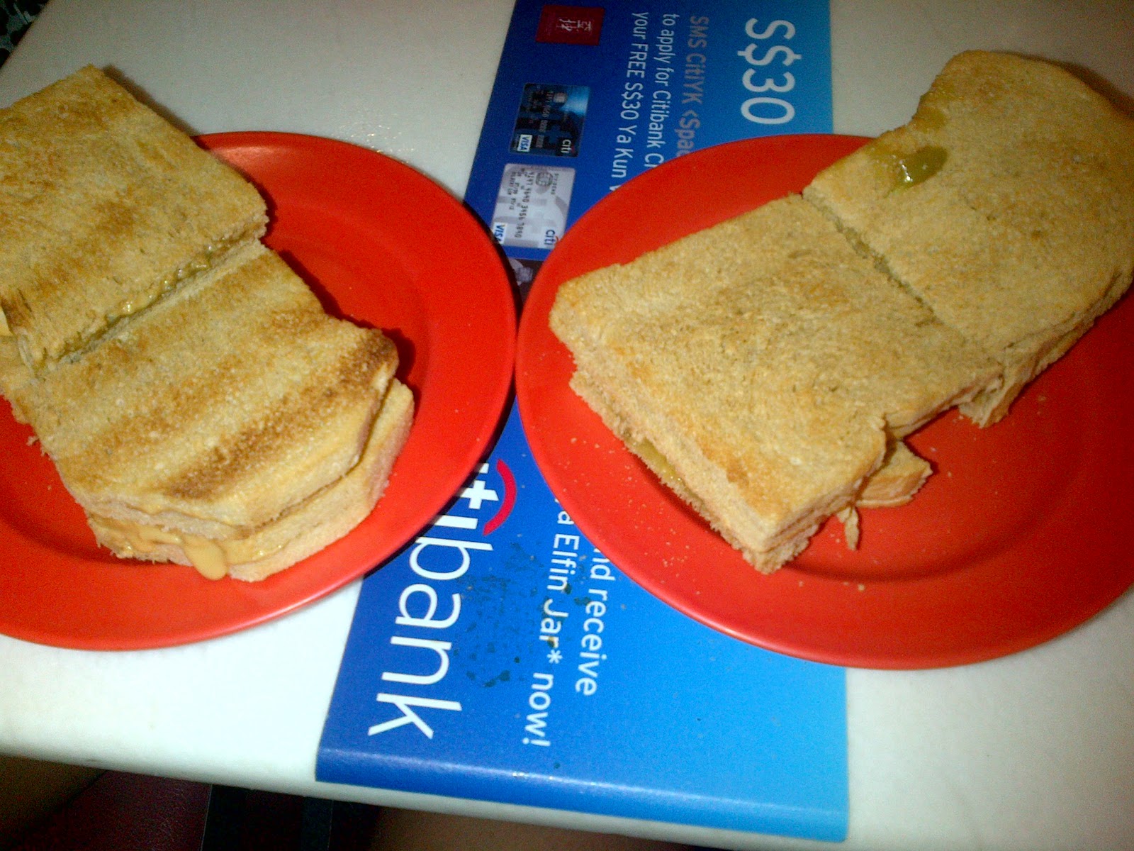 Bits of A Ya Kun Kaya Toast ☺
