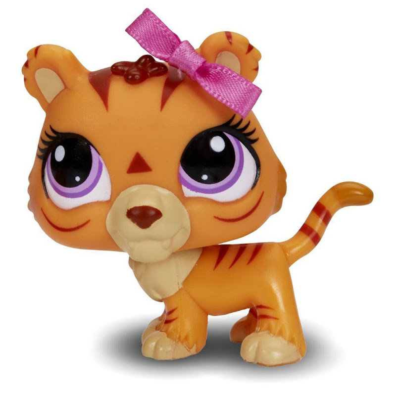 Littlest Pet Shop Mama Tiger and Baby #3593 & 3594 New 