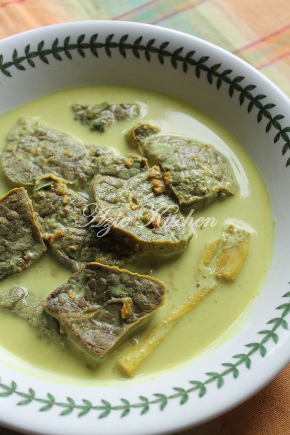 Masak Lemak Cili Padi Paru Azie Kitchen