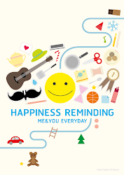 poster reminding happiness