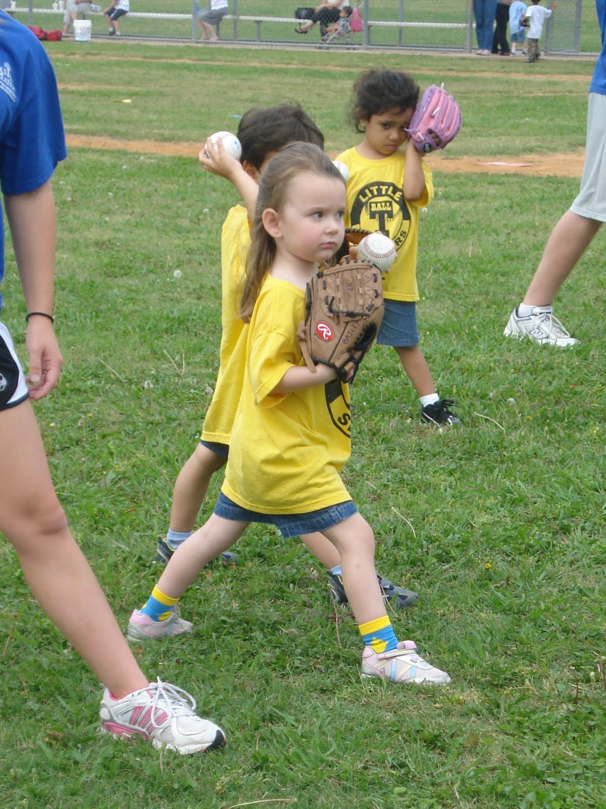 Two Tiny Birds Let's Play Ball Y'all!