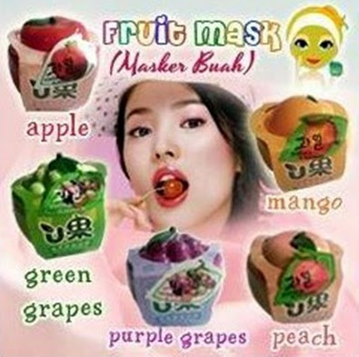 masker buah-buahan dari korea untuk kulit putih