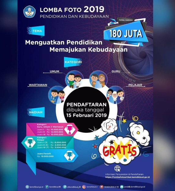 Gratis Lomba Foto Nasional 2019 Hadiah 180 Jt Info Lomba 2020