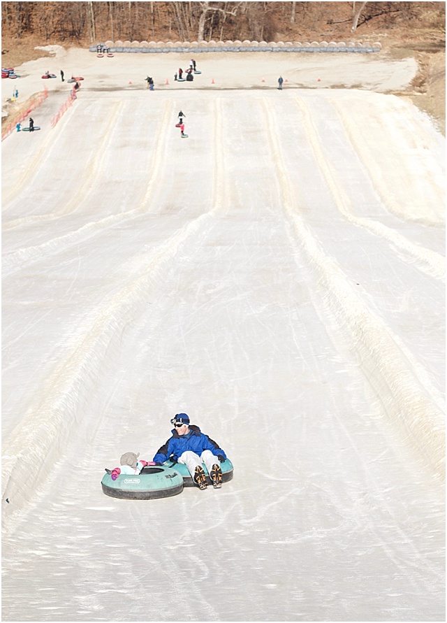 Chasing Davies Snow Tubing at Snow Creek!