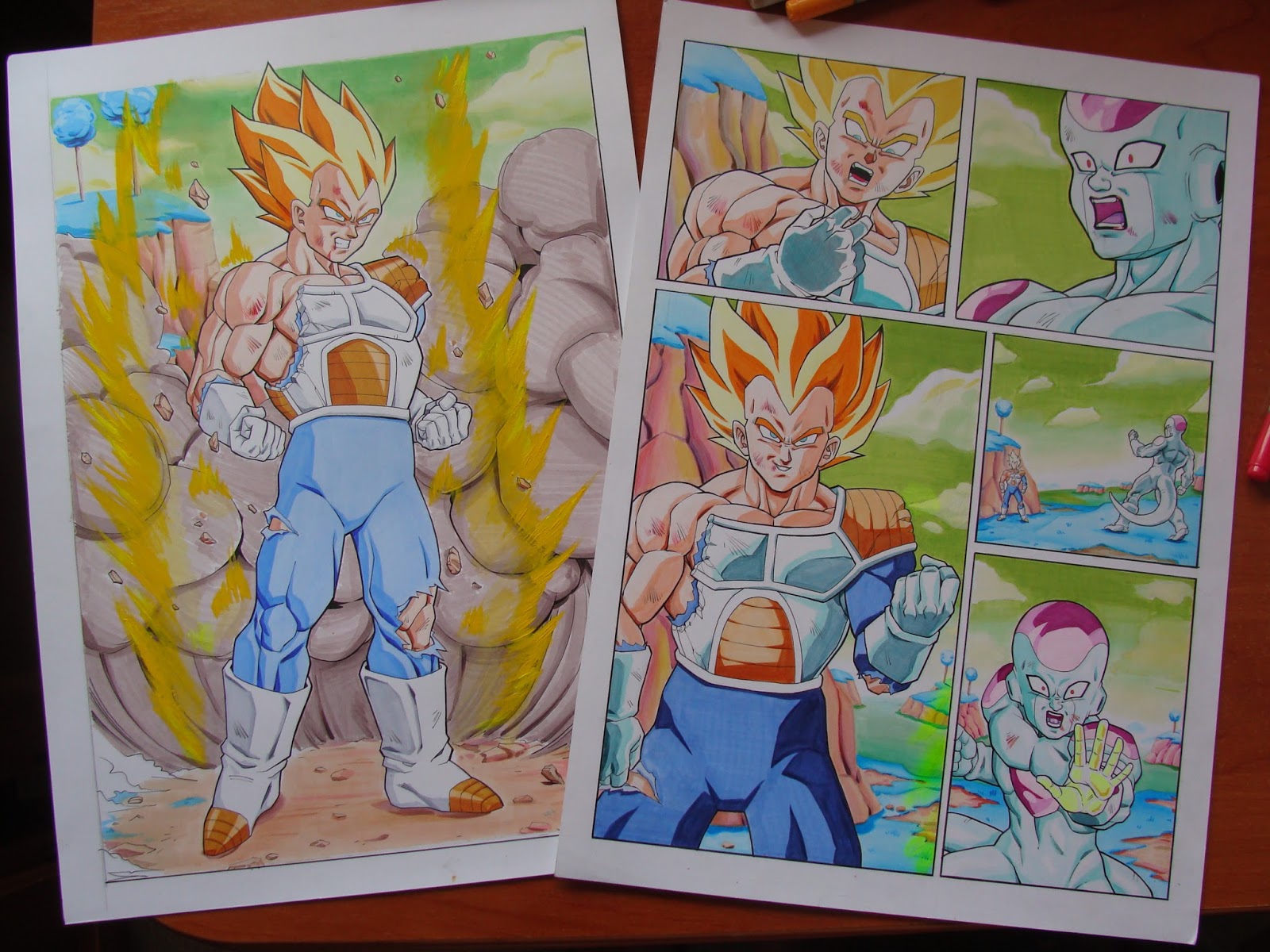 Micro-Comic de Dragon Ball Z en Copic en la Trastienda de Moreno (ya