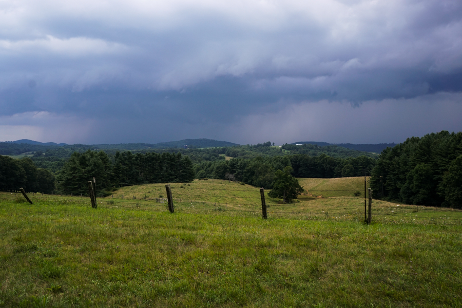 Thunderstorm near Meadows of Dan