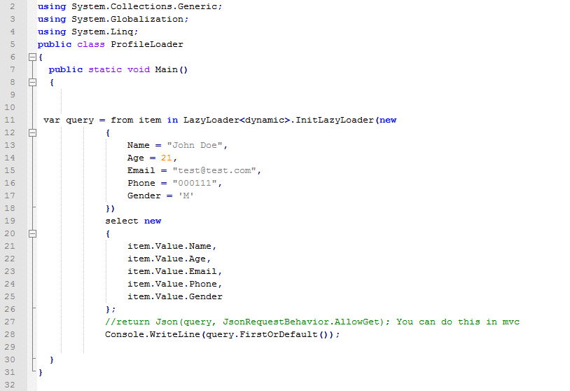 Lazy initialization in C