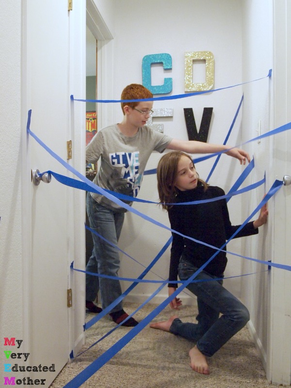 Kids Activity Indoor Games Using Tape