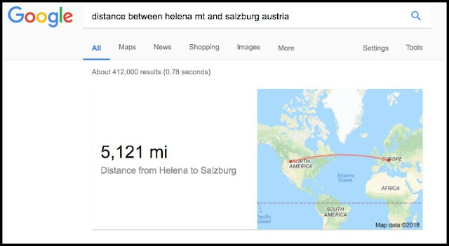 Distance from Helena, MT to Salzburg, Austria