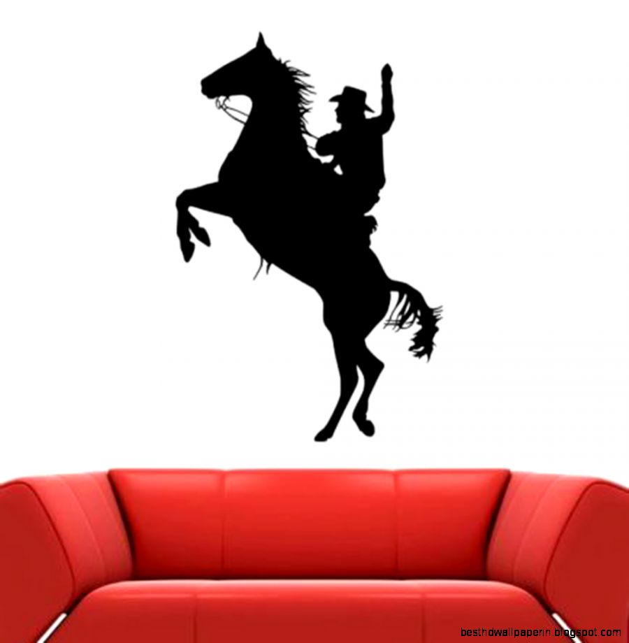 Buy Cowboy Horse Western Vinyl Wall Sticker