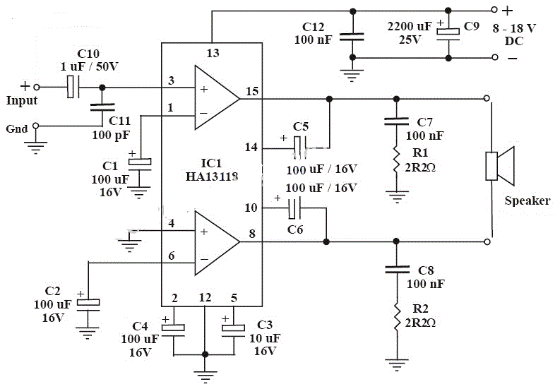 La4446 Circuit Diagram