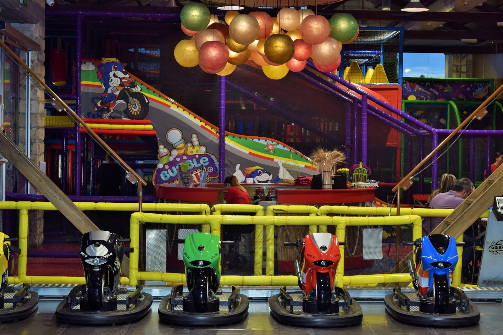 Kids have Fun in Cyprus The magical bubbles at Bubblepark