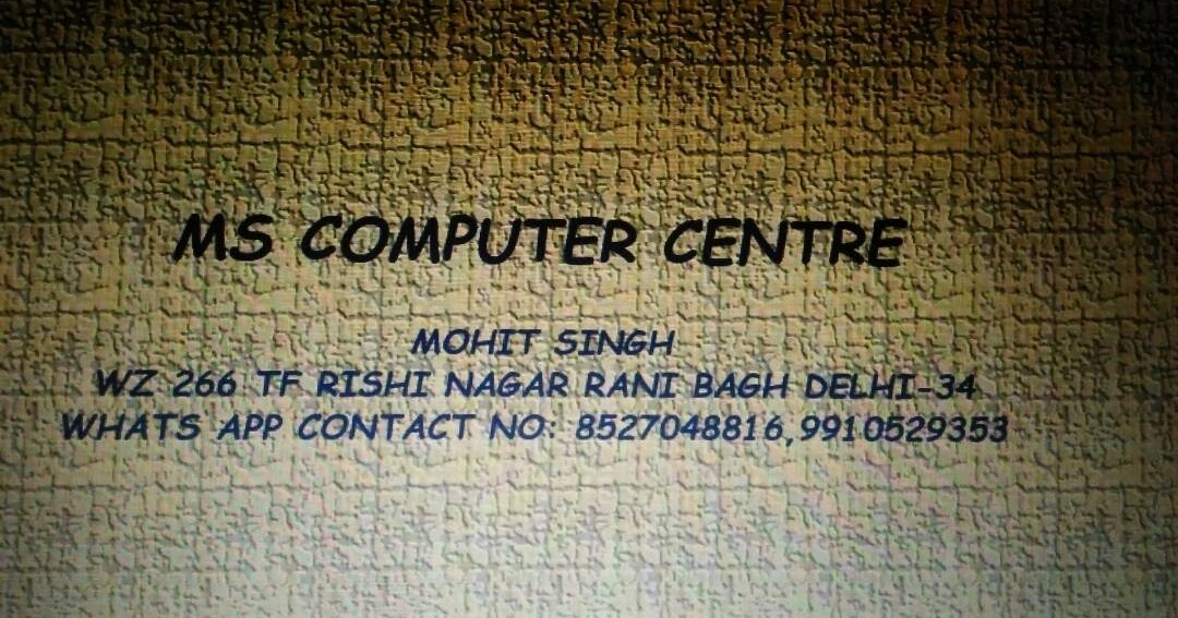 MS Hardwares Contact