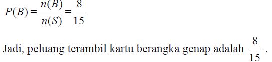 Pengertian Kisaran Nilai Peluang dan Contoh Soalnya