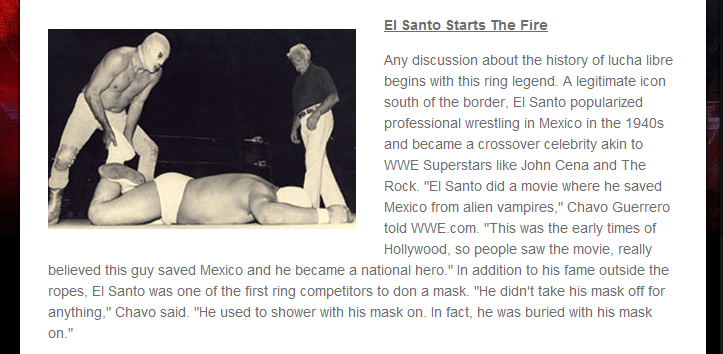 Tiempo de Lucha - Lo mejor de la lucha libre: La WWE recuerda al Santo