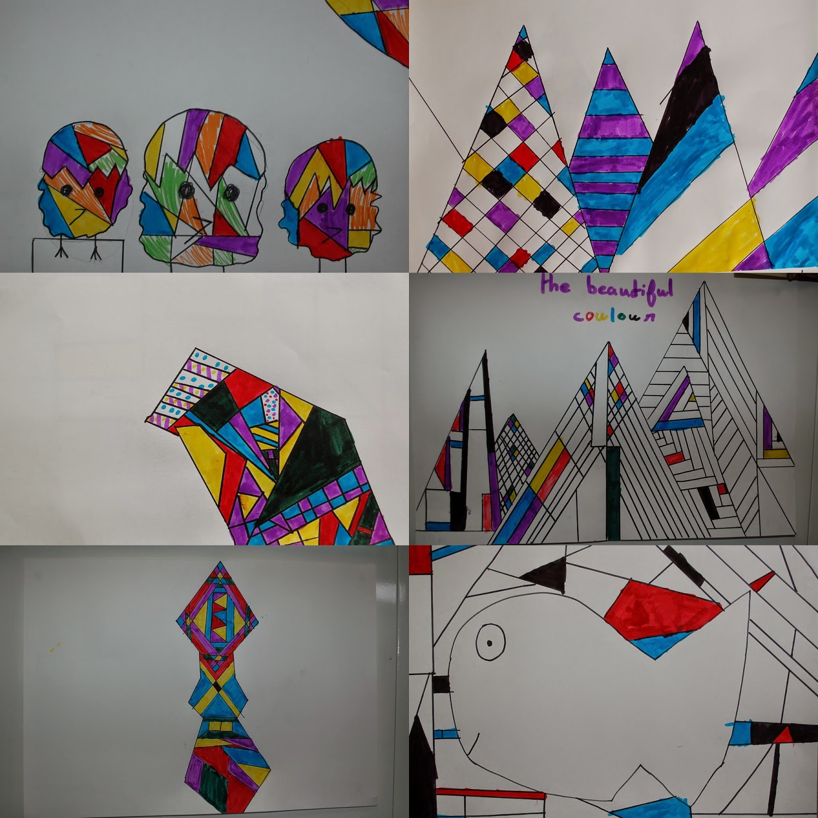 Sunnyside Art House: Mondrian Inspired Art