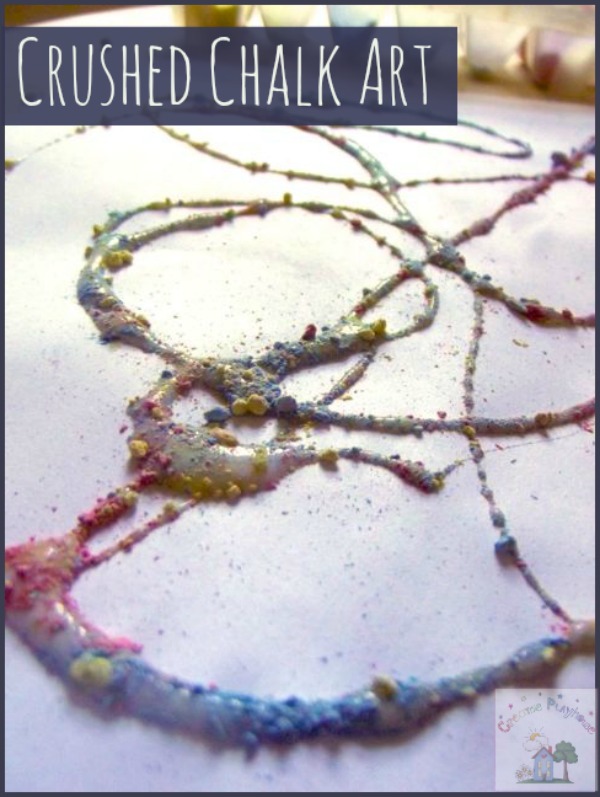 Creative Playhouse Crushed Chalk Art