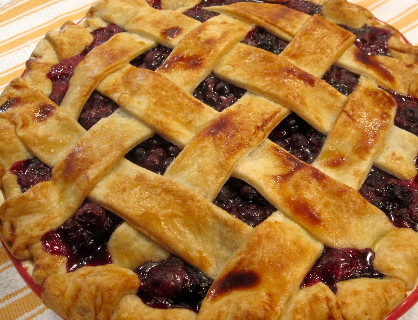 The Cultural Dish Fresh Blueberry Pie!
