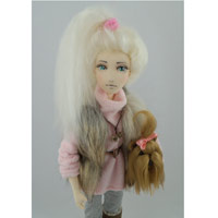Текстильная кукла, авторская кукла, коллекционная кукла.
