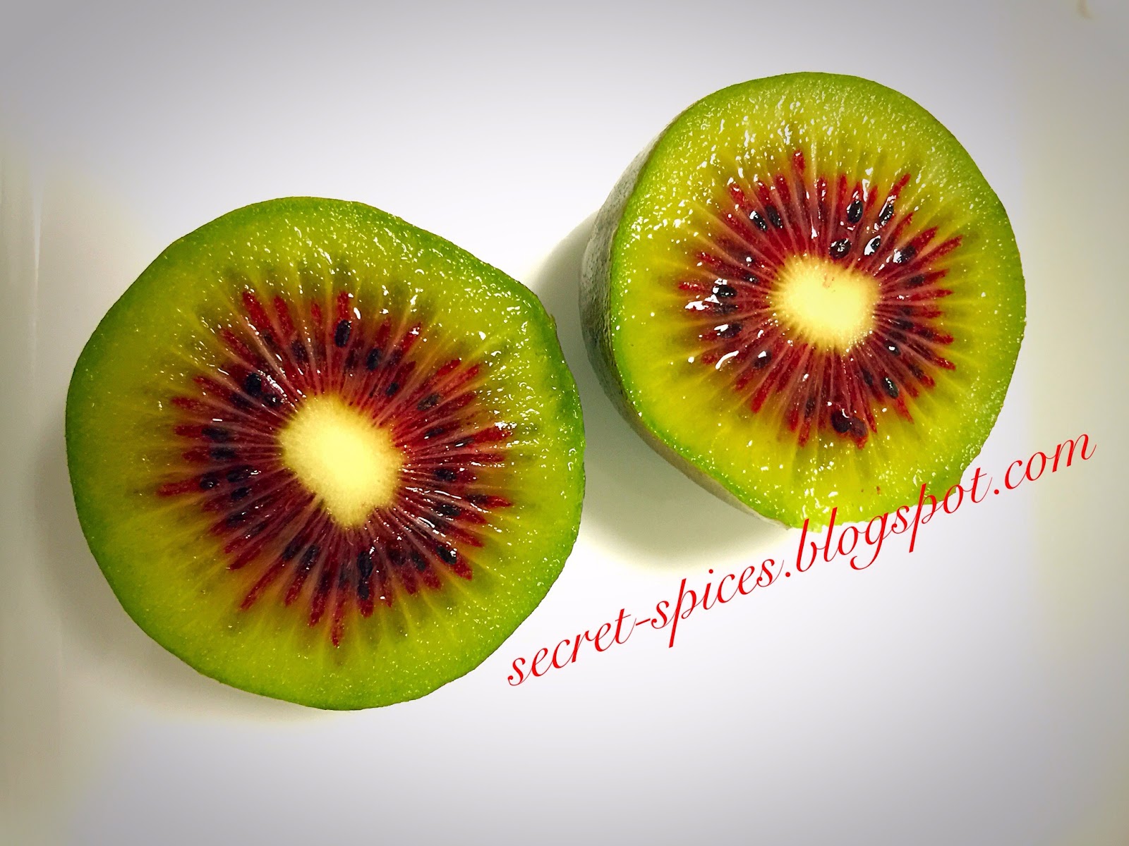 Kiwifruit Green, Gold & Red, Which is sweetest? Secret Spices