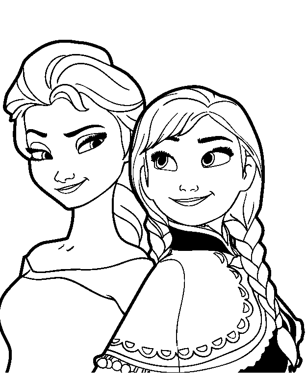 Disney Frozen  - disegno da stampare e colorare