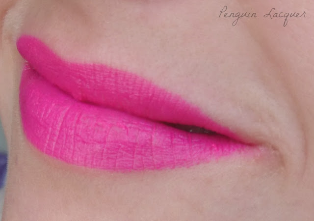 kiko active fluo neon lipstick 02 mouth