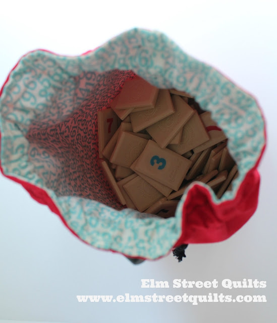 Elm Street quilts Game Piece Bag Tutorial