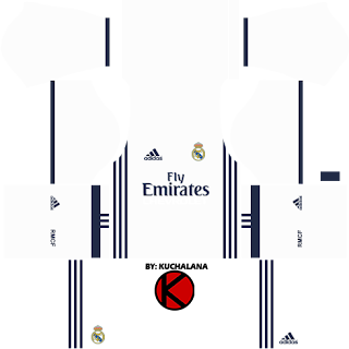 Real Madrid Kits 2016/2017 - Dream League Soccer 2017 & FTS15 - Kuchalana