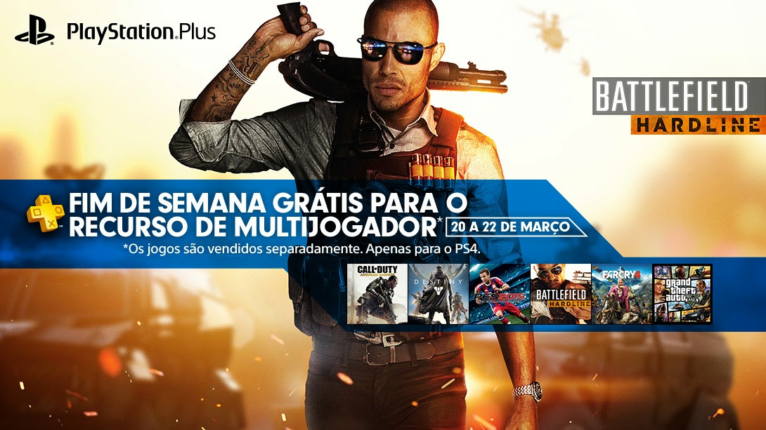 Acesso gratuito ao multiplayer online do PlayStation 4 neste final de