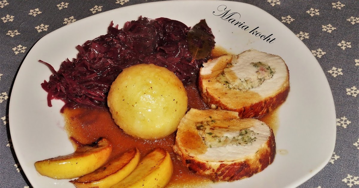 Maria kocht: Schweineroulade mit Rotkohl / Sertéstekercs párolt ...